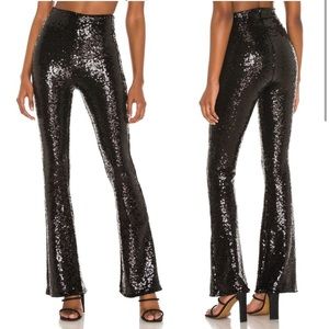 COMMANDO Sequin Flared Leggings Pants